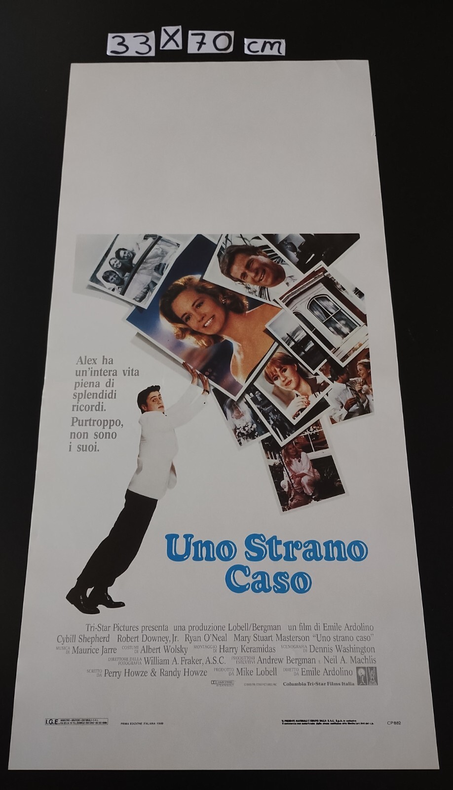 Locandina originale film Uno strano caso (1989) - Regia di Emile Ardolino