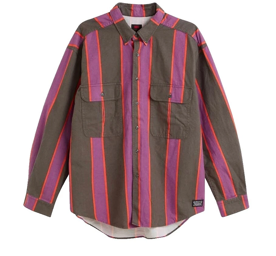 Levi's Striped Casual Button-Down Shirts for Men