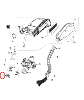 Injecteur Pour Peugeot 400 Metropolis 2013-2016 - Occasion Fonctionnel