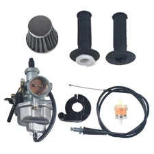 PZ26 Carburetor Throttle Cable 7/8" Handbar Filter ATV Pit Dirt Bike Part