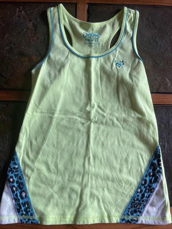 Girls justice Tank Top, Size 12