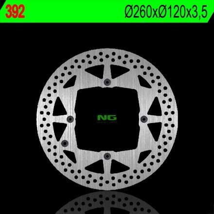 Disque de frein avant voilé Beta RR Husqvarna WR 260mm pièce rechange NG