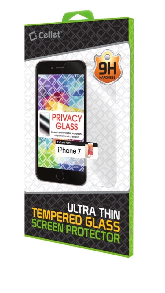 CELLET Premium Tempered Glass Screen Protector, Apple iPhone 8/7/6S or 6 PRIVACY - Image 4 of 4