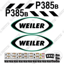 Fits Weiler P385B Decal Kit Paver - 7 YEAR OUTDOOR 3M VINYL!