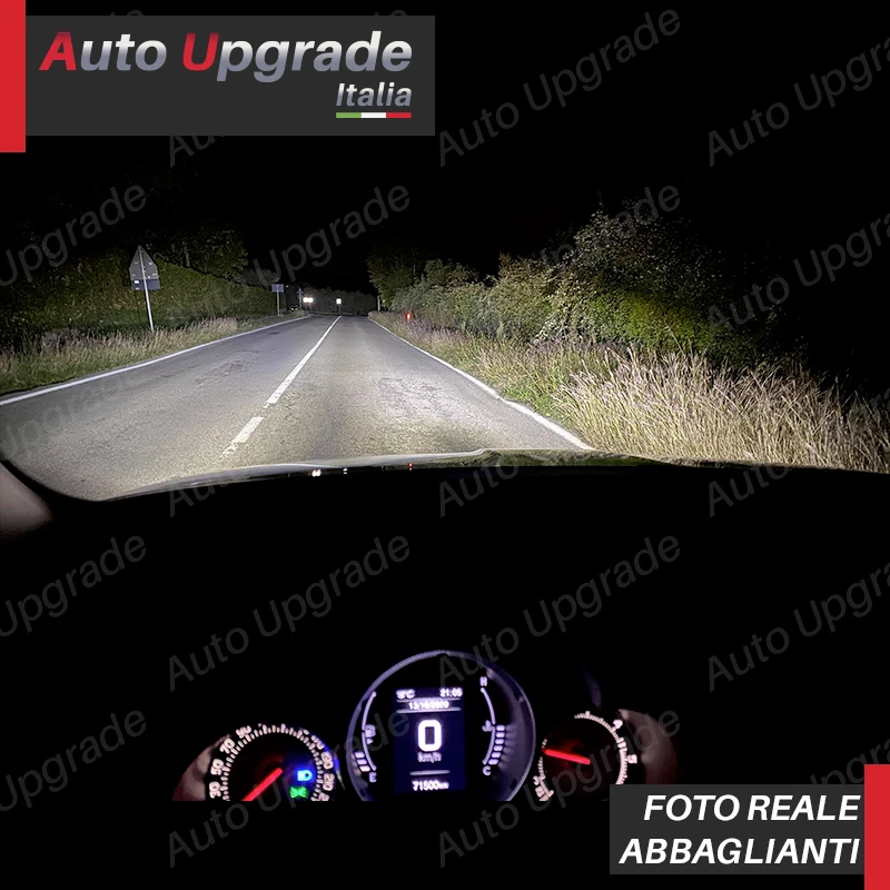 KIT FULL LED PER FIAT 500X ANABBAGLIANTI ABBAGLIANTI FENDINEBBIA 6000K BIANCO CA - Immagine 4 di 4