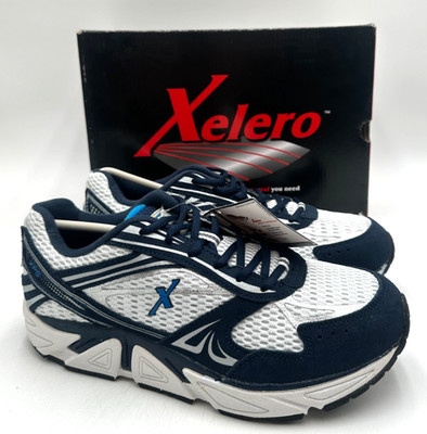 Xelero GENESIS XPS NEW Men's Walking Shoe White/Navy Multiple Sizes