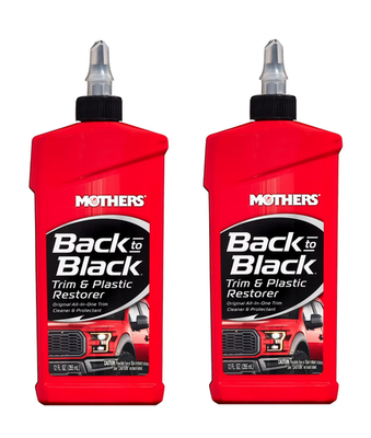 #ad MOTHERS 06112 Back To Black Trim And Plastic Restorer Rubber amp; Vinyl 12 Oz $13.05