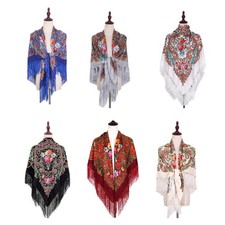 Elegant Fringed Shawl Scarf For Autumn Winter Season Multiple Styling Option