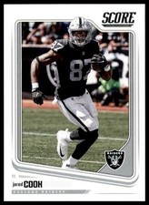 2018 Score Base Jared Cook Oakland Raiders 254
