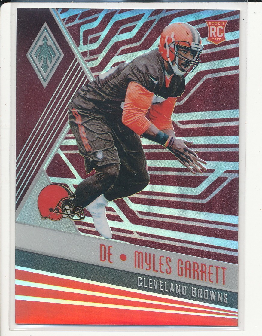 2017 Panini Phoenix - Rookies Myles Garrett #141 Red 272/299 (RC)