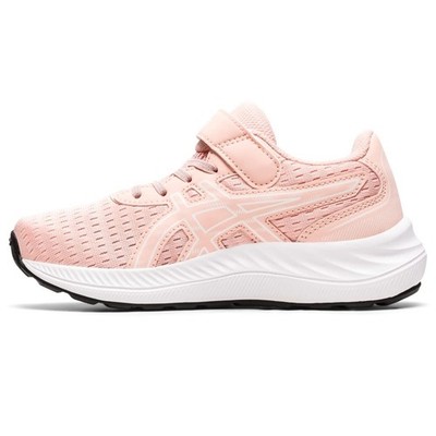 Size 1.5 KIDS- ASICS Excite 9 Pre School Frosted Rose/ White