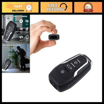 1080P HD Mini Video Recorder - Key Fob Design, Motion Detection, 64GB Storage, U