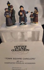 DEPARTMENT 56 HERITAGE VILLAGE 3pc Town Square Carolers #5832-7 B8