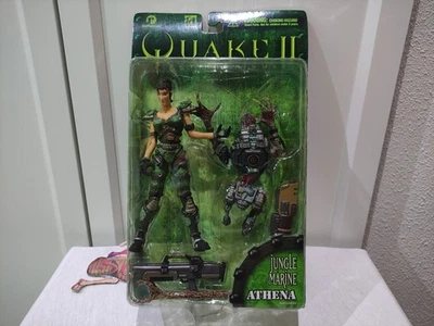 Quake 2 Action Figure Jungle Marine Athena | New In Box! ReSaurus 1998 - Imagen 1 de 4