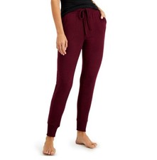 Alfani Intimates Jogger Sleep Pants Harvest Wine Small NWT