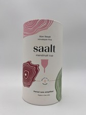 SAALT MENSTRUAL CUP SIZE SMALL HIMALAYAN PINK WEAR UP TO 12 HOURS SEALED MR 221