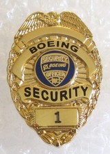 Boeing Security Officer Mini Badge / Lapel Pi...