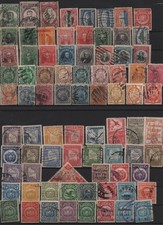Sellos antiguos de Bolivia en 5 tarjetas de stock pa0126