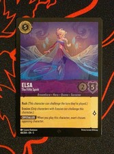 Lorcana Elsa - The Fifth Spirit x1 Lightly Played FOIL from Shimmering Skies