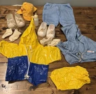 Lot Of Cabbage Patch Kids Clothes Shoes, Hat, Rain Coat, and More