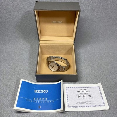Extremely Beautiful SEIKO DOLCE Wristwatch SACM171 8J41 0AJ1 Japan
