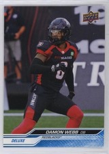 2024 Upper Deck CFL Deluxe 25 Damon Webb /250 Ottawa Redblacks