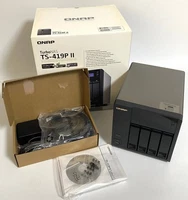 QNAP TS-419P II All-in-One 4-Bay NAS Server Tested Good condition