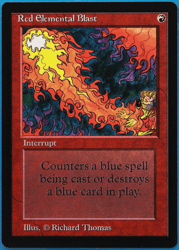 Red Elemental Blast Beta MINT Red Common MAGIC MTG CARD (ID# 502606) ABUGames - Picture 1 of 2