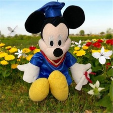 Disney Mickey Mouse Graduation Plush 2004 Stuffed Animal Toy Collectible