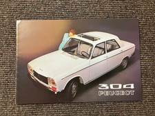 PEUGEOT 304 BROCHURE 1971 - RARE