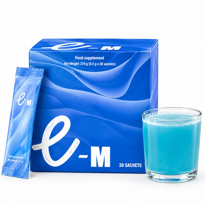 bHIP Essential Man e-M 30 Sachets Vitamins Amino Acids Zinc Guarana Men NEW