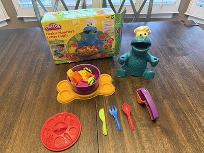 Sesame Street Cookie Monster Letter Lunch Play Doh Hasbro 2010 with Box READ