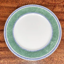 VILLEROY & BOCH SWITCH3 CORSICA 8 1/4” Porcelain Salad Plate Fish Waves  READ