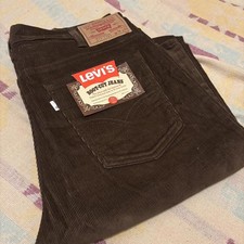 True Vintage 70  s DEADSTOCK Levi  s 517 Corduroy Pants - 36  x 34  - Talon Zipper
