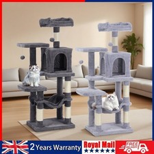 Large Cat Tree Activity Centre Multilevel Scratching Post Climbing Tower Hammock