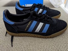 Adidas Originals ® Indoor Super Trainers Dark Navy Blue Silver M UK 8 EU 42 2017