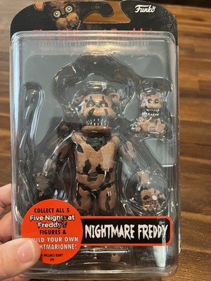 Five Nights At Freddy's NIGHTMARE FREDDY 5'' Funko Action Figure 2016 RARE FNAF