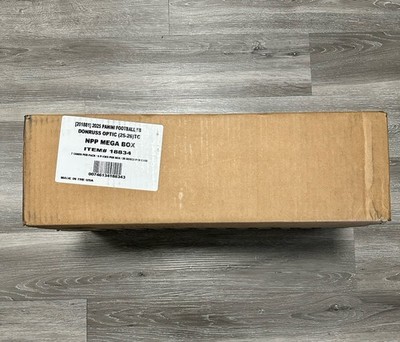 2025 Panini Donruss Optic Football Trading Card Factory Sealed Mega Box Case