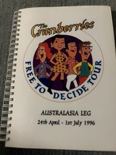 The Cranberries 1996 Australasia Tour Itinerary