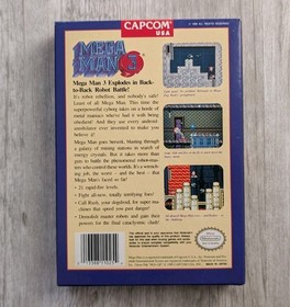 Mega Man 3 NES Nintendo Aut&eacute;ntico Original Caja Solo 1990