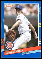 Greg Maddux 1991 Donruss #374 Chicago Cubs FREE SHIPPING AutographDen