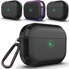 For AirPods Pro 3 Shockproof Case Hybrid Heavy Duty Full Cover / Keychain Clip