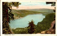 Truckee California CA : PANORAMIC SCENE d/24 BA6127