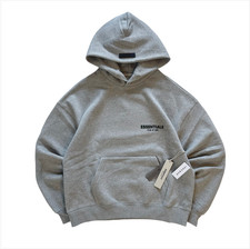 NEW Fear Of God Essentials Hoodie Dark Oatmea...