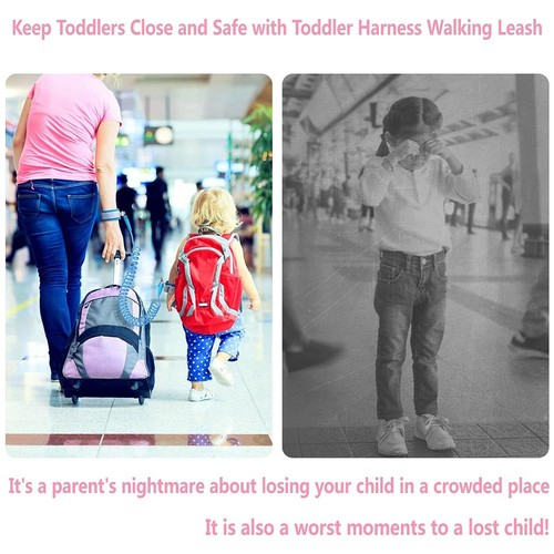 Baby Strap Anti-lost Leash Harness Belt Toddler Wrist Kids Walking Safety Hand - Picture 12 of 15