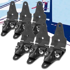 6X Black Transglobal Roll Up End 2" Width Hinge For Freight Trailer Roll-Up Door