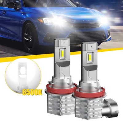 High Low Beam Bulbs Super Bright 6500K White AUXITO H11 H8 H9 LED Headlight Kit