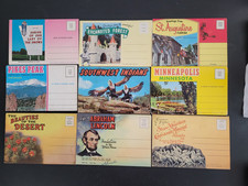 Lotto (18) FOLDER CARTOLINE STATI UNITI vintage