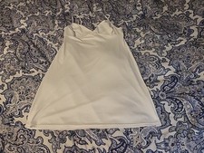 Victoria's Secret White Full Slip Size Medium Dress Opaque Vtg Y2K Knee Length