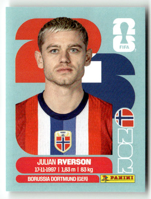 Panini 2026 World Cup WM Amerika Sticker No. NOR 3 Julian Ryerson Norwegen